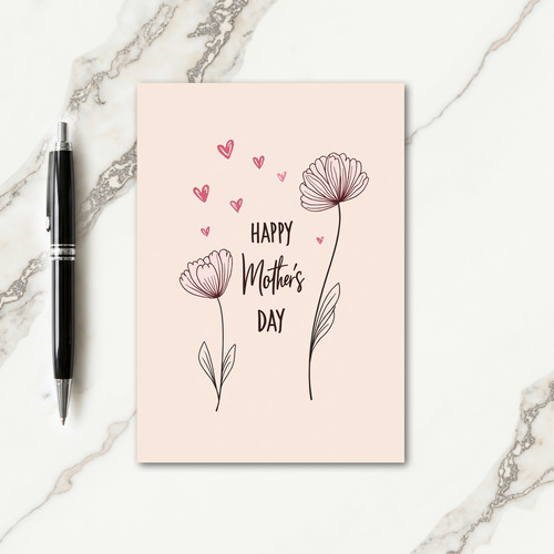 Polka Dot Mothers Happy Day Card
