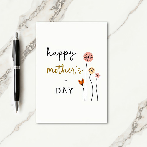 Polka Dot Mothers Loving Day Card