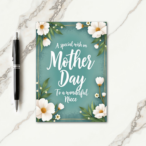 Polka Dot Niece Mother Day Card