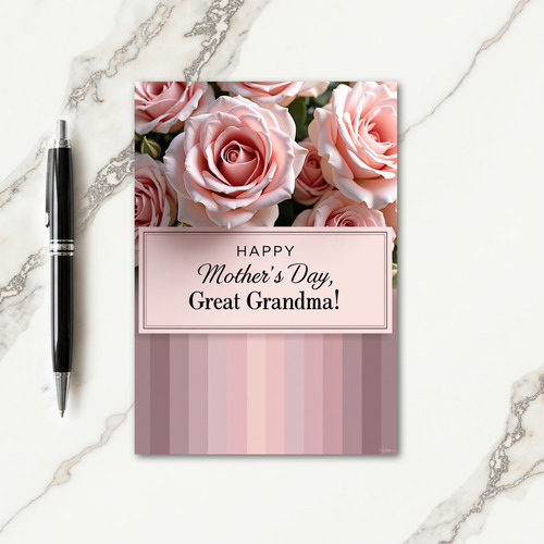 Polka Dot Pastel Blossom Card