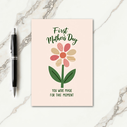 Polka Dot Petals Mothers Day Card