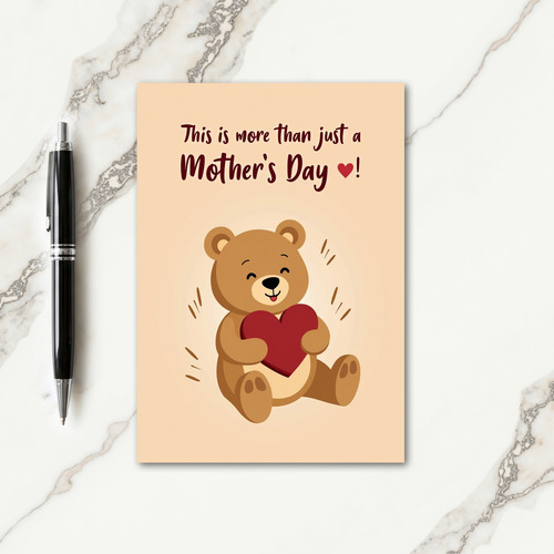 Polka Dot Plush Love Card