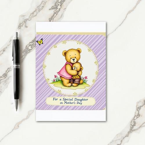 Polka Dot Plush Mothers Day Card