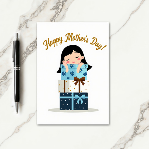 Polka Dot Present Card