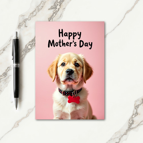 Polka Dot Puppy Love Card