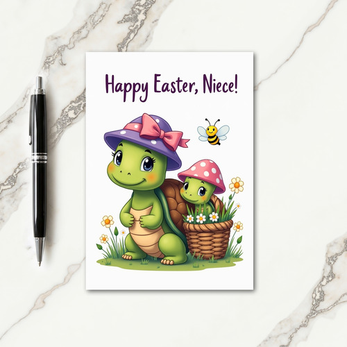Polka Dot Reptiles Spring Card