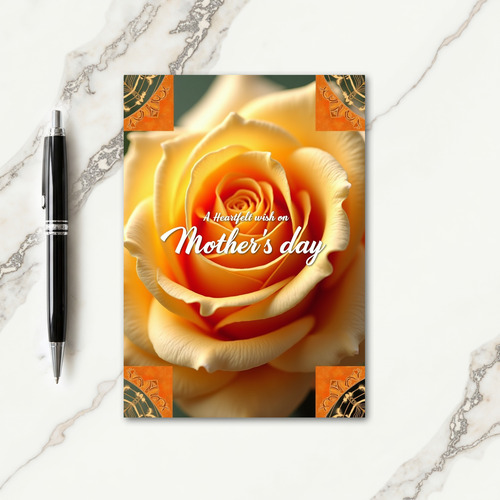 Polka Dot Rose Bloom Greeting Card