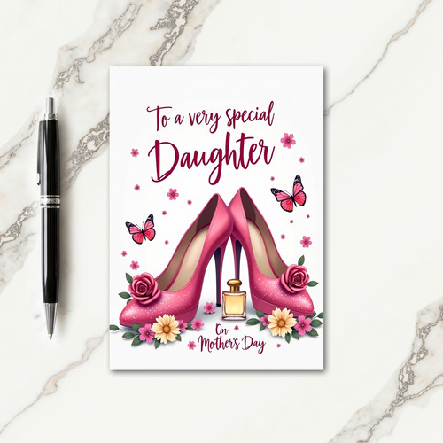 Polka Dot Special Daughter Card