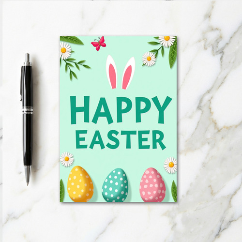 Polka Dot Springtime Card