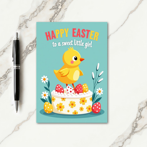 Polka Dot Springtime Treat Card