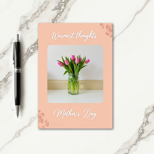 Polka Dot Warmest Thoughts Card