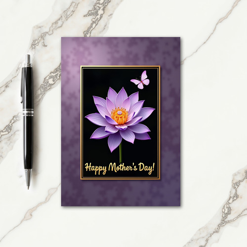 Polka Dot Water Blossom Card
