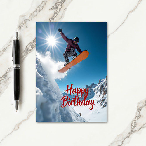Polka Dot Winter Sun Card