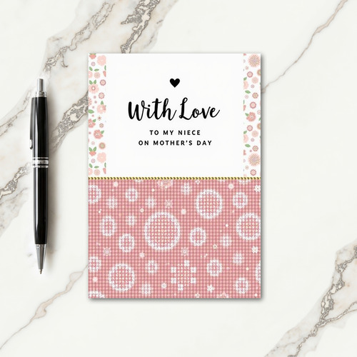 Polka Dot With Love Mothers Day Card