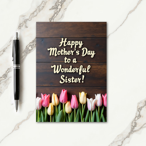 Polka Dot Wonderful Sister Card