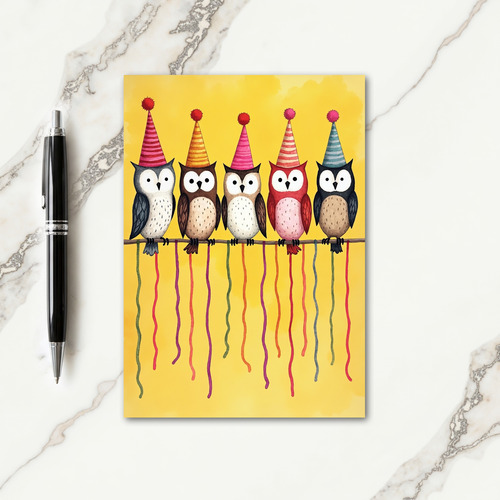 Pompom Hat Birthday Card