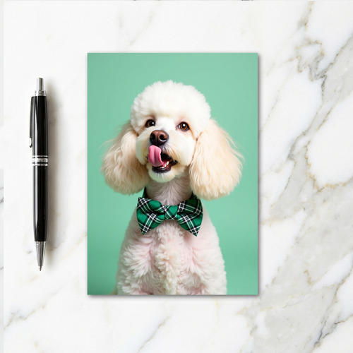 Poodle Portrait Perfect Pet Card