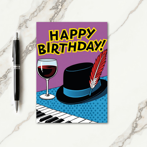 Pop Art Birthday Card