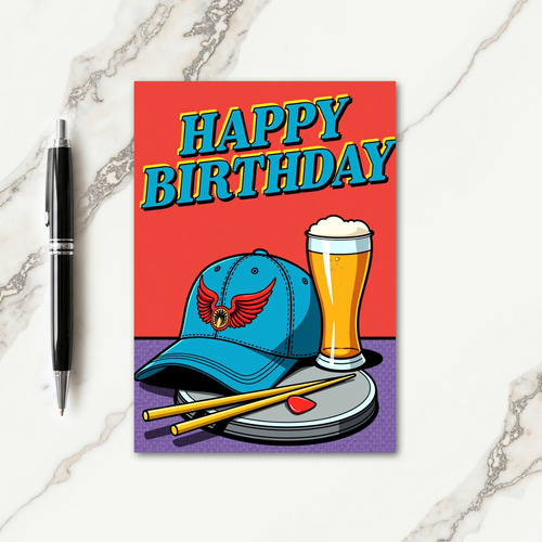 Pop Art Birthday Cheer Card