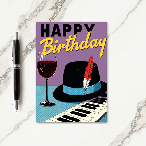 Pop Art Celebration Birthday Card