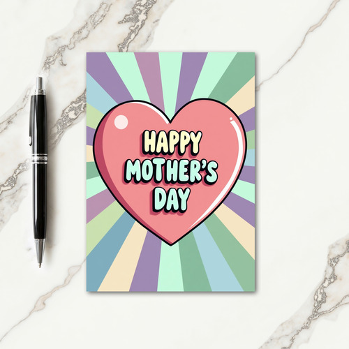 Pop Art Happy Mothers Day Card