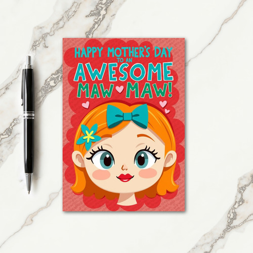 Pop Art Mothers Day Card