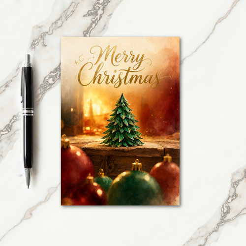 Pop Up Christmas Tree Card
