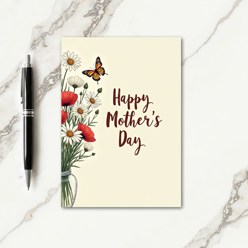 Poppy Mothers Day Art Card
