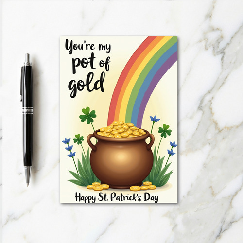 Pot Of Gold Day Card