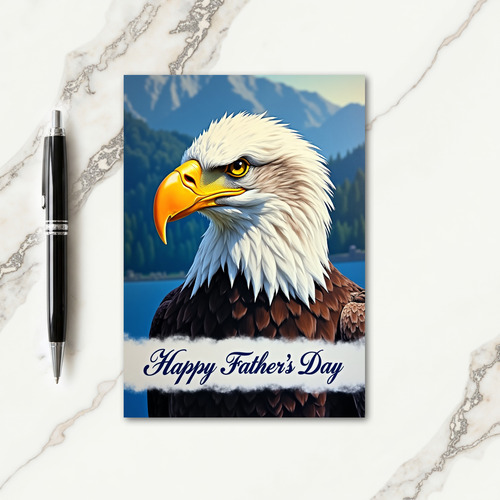 Powerful Bird Fathers Day Card