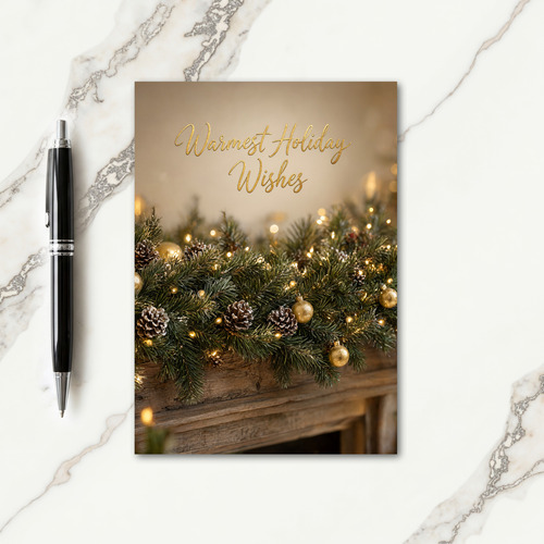 Pre Lit Garland Card