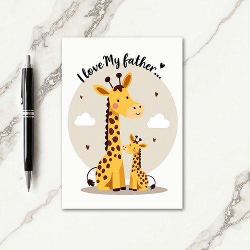 Precious Fathers Day Art Card