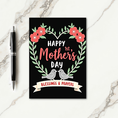 Precious First Mothers Day Floral Card
