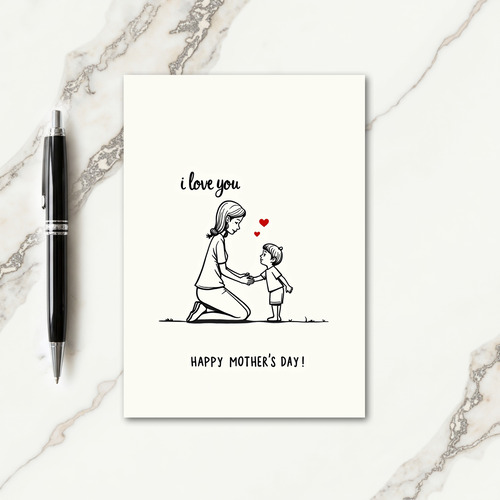 Precious Mothers Day Family Card