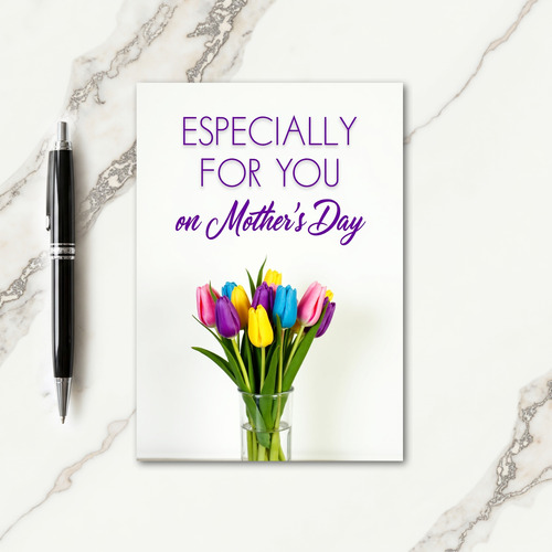 Precious Mothers Day Flower Card