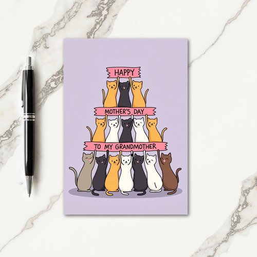 Precious Mothers Day Tabby Card