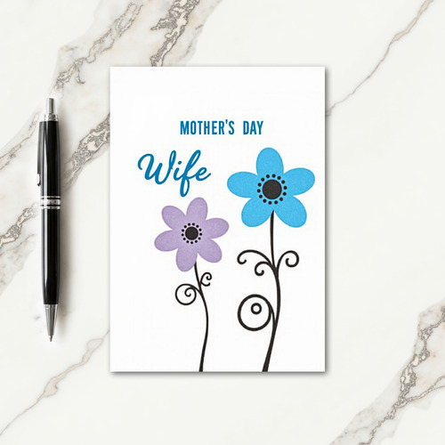Precious Mothers Day Wife Card