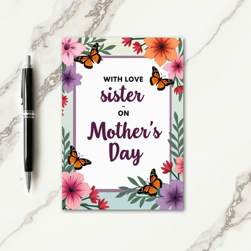 Precious Sister Mothers Day Card