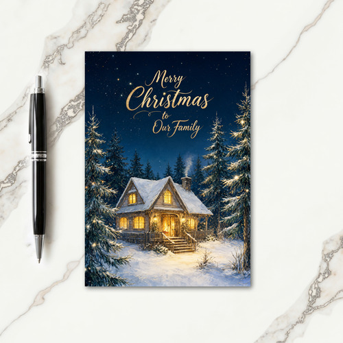 Printable Christmas Cards For Family Card