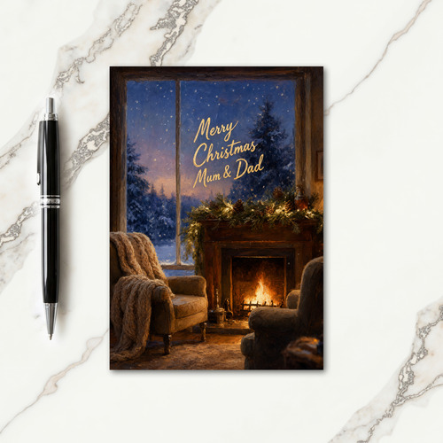 Printable Christmas Cards For Parents Card