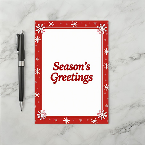 Printable Season Greetings Card