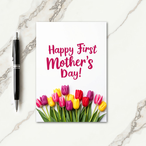 Pristine Floral Greeting Card