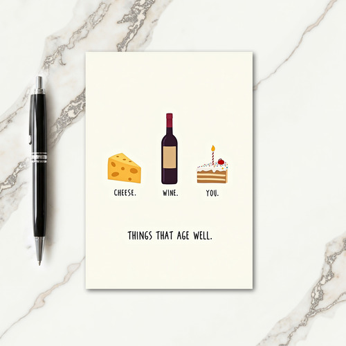 Profound Wit Birthday Card