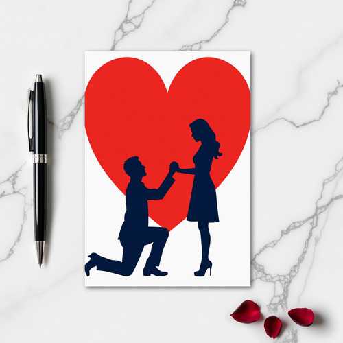 Proposal Love Red Foil Card