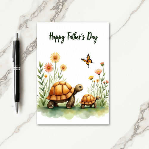 Protective Fathers Day Art Card