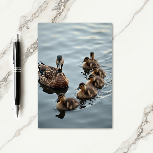 Protective Waterbird Mothers Day Card