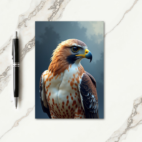 Proud Papa Hawk Fathers Day Card