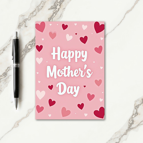 Puffy Happy Mothers Day Card