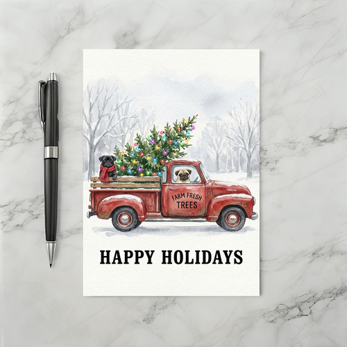 Pugs Farm Fresh Christmas Tree