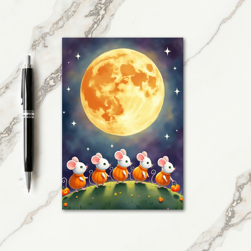 Pumpkin Parade Night Card